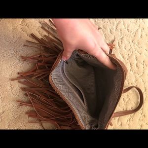 Fringe purse